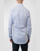 Men's Fibonacci Mirror Dress Shirt