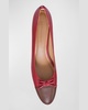 Marisol Bicolor Cap-Toe Ballerina Pumps