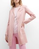 Gina Open-Front Short Cashmere Coat