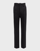 Men's Straight-Leg Wool Trousers