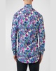 Men's Fibonacci Abstract Skulls Dress Shirt