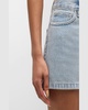 Denim Hotfix Mini Skirt