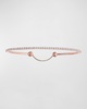 Skinny 18K Rose Gold Diamond Tennis Bracelet