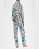 Parrot-Print Organic Cotton Pajama Set