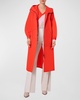 Zachary Water-Resistant Techno Taffeta Long Parka