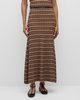 Amal Check Knit Maxi Skirt