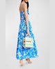 irene tiered floral-print maxi dress