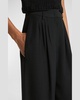 Mid-Rise Pleated Wide-Leg Trousers