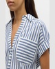 Almera Stripe Short-Sleeve Top