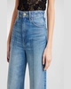 The Genevieve Pintuck Wide-Leg Denim Jeans