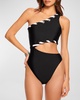 Verdie Laced One-Piece Swimsuit 