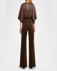 Theodora Wide-Leg Velvet Jeans