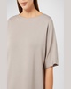 Plus Size Chieti Pleated Jersey T-Shirt Dress