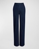 High Rise Denim Trousers