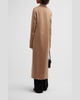 Zibelline Open-Front Cashmere Midi Coat