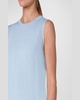 Sheer-Panel Silk-Cotton Knit Tank Top