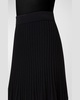 Merino Wool Reverse Ribbed Knit Skirt