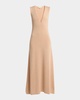 Cocooning Delicate Cashmere-Silk Midi Dress