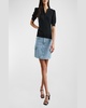 Laurel Denim Cargo Mini Skirt 