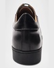 Men's Prato Leather Rubber-Sole Derby Shoes