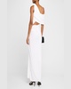 Lever Twisted Cutout One-Shoulder Gown