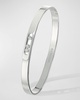 Move Noa 18K White Gold 3-Diamond Bangle