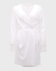 Melissa Lace-Trim Cotton Robe