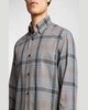 Men's Wool Plaid Sport Shirt