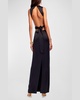 Milan Open-Back Empire Gown