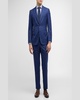 Men's Wool Sharkskin Suit