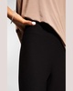 High-Waist Stretch Crepe Slim Ankle Pants