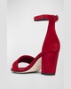 Bowie Suede Ankle-Strap Sandals