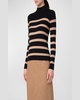 Merino Wool Striped Knit Sweater