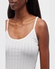 Cotton Pointelle Scalloped Tank Top