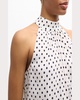 Kovi Polka Dot Halter Top