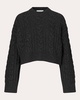 cable-knit jumper 