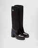 Re-Nylon knee-high boots