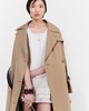 double-breasted trench coat