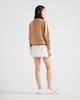 embroidered organza miniskirt