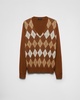 argyle intarsia-knit jumper