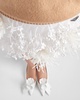 embroidered organza miniskirt