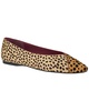 Birdies Goldfinch Haircalf & Leather Flat