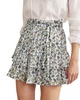 Boden Tie Waist Crinkle Mini Skirt