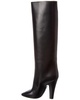 Saint Laurent 68 Tube Leather Knee-High Boot