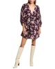 Free People Portia Printed Linen-Blend Mini Dress