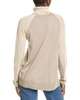 Splendid Colorblocked Turtleneck Wool-Blend Sweater