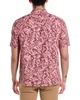 Ted Baker Barons Abstract Print Linen-Blend Shirt