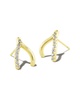 Kendra Scott Wishbone Crystal 14K Plated CZ Studs