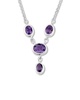 Samuel B. Silver 7.27 ct. tw. Amethyst Y Necklace