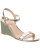 Stuart Weitzman Dancer 75 Leather Wedge Sandal